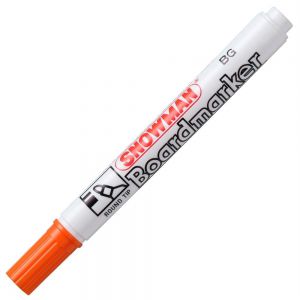 Marker suchościeralny do białych tablic Snowman 1.5mm-3.0mm, Pomarańczowy